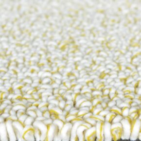 Brink en Campman - Trace Turmeric Yellow Loop Pile 121006 - 250x350 cm Vloerkleed