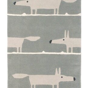 Scion - Mr Fox Silver 25304 - 090x150 cm Vloerkleed