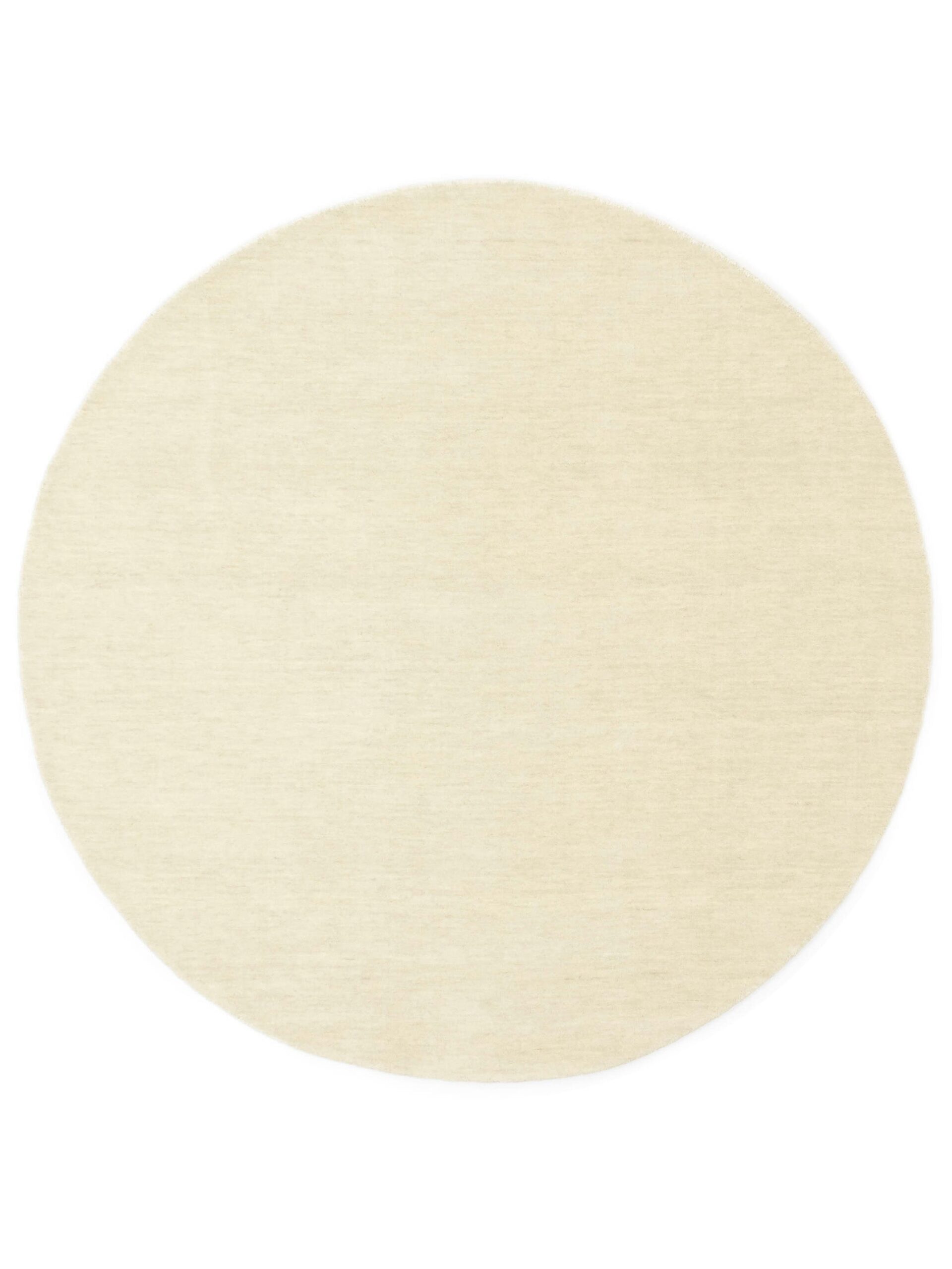 MOMO Rugs - Vloerkleed Panorama Uni Rond White - 250 rond