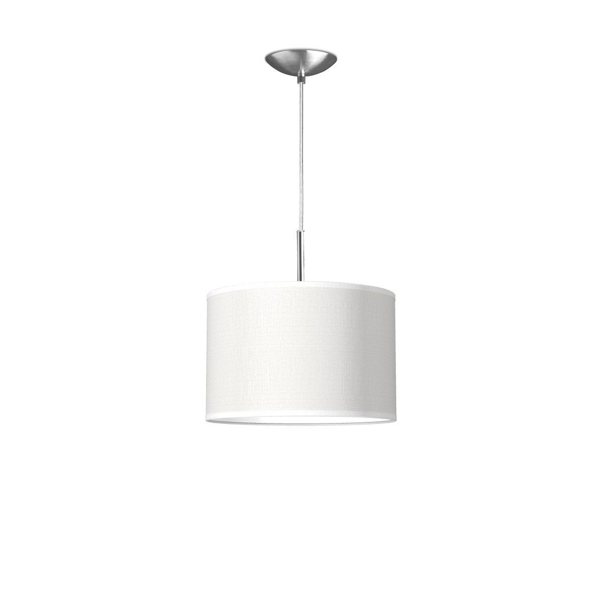 hanglamp tube deluxe bling Ø 30 cm - wit