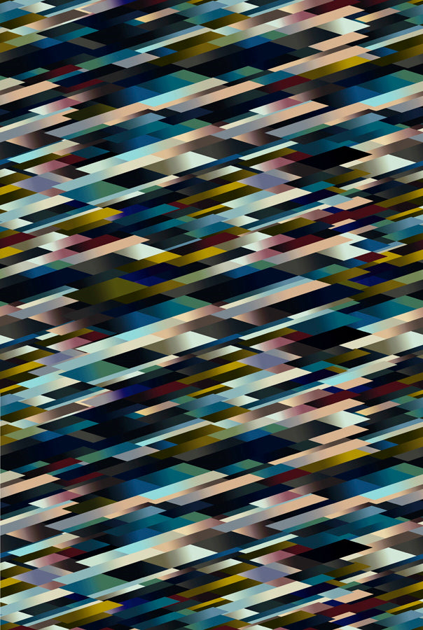 Moooi Carpets - Diagonal Gradient Dark - 300x400 cm Vloerkleed
