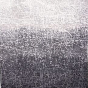 Louis de Poortere - 8881 Mad Men Wind Chill Grey - 80x150 cm Vloerkleed