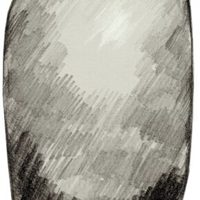 Moooi Carpets - Scribble Grey - 200x300 cm Rond Vloerkleed