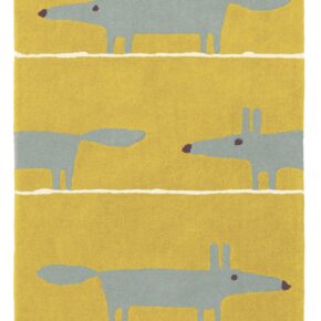 Scion - Mr Fox Mustard 25306 - 090x150 cm Vloerkleed