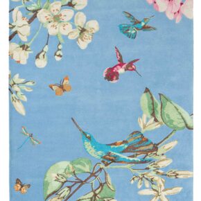 Wedgwood - Hummingbird Blue 37808 - 250x350 cm Vloerkleed