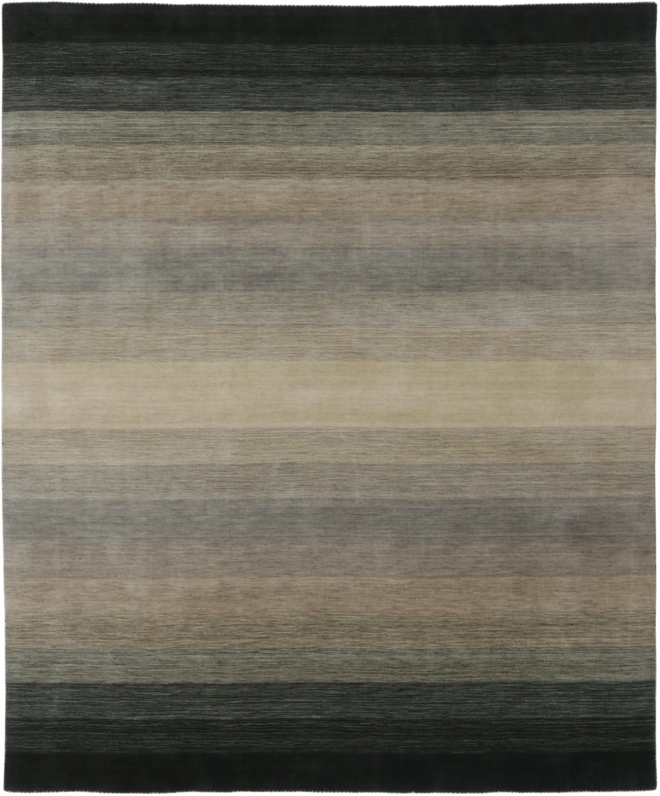 MOMO Rugs - Panorama Black Grey - 80x200 cm Vloerkleed