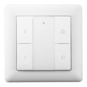 Draadloze Zigbee schakelaar van EcoDim - Geschikt voor 2 groepen - Witte kleur
