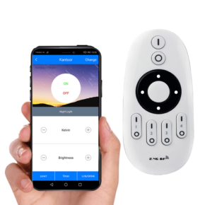 Drukknop RF Dual White afstandsbediening set + WIFI