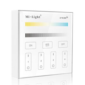 Dual White 4-zone Touch Panel op batterij