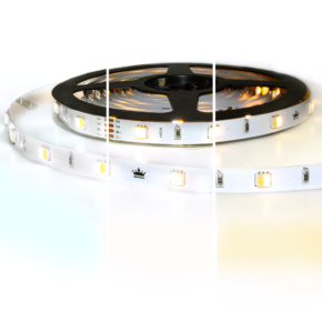 Dual White basic led strip per meter inclusief controller en voeding 1-10m