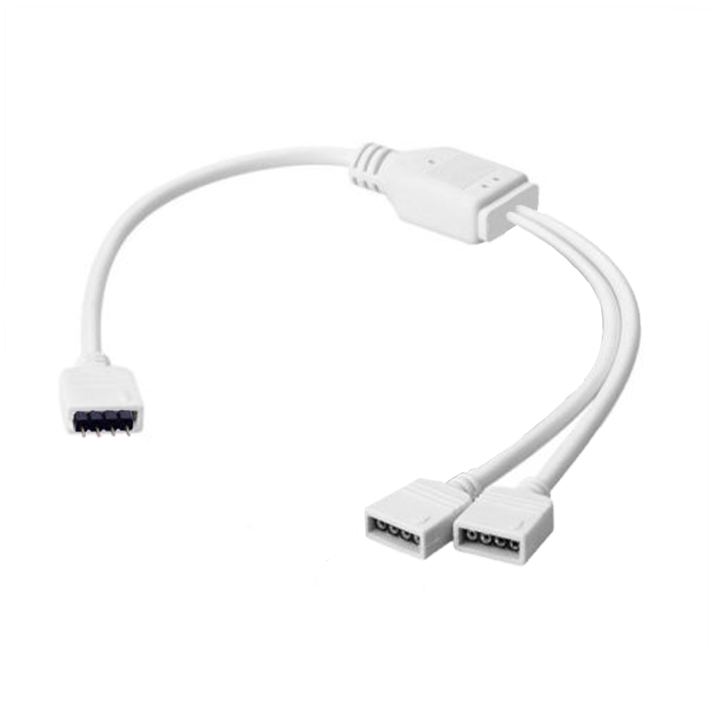 Dual White splitter kabel in 2 delen