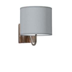 Wandlamp Drift Bling Ø 20 cm - lichtgrijs