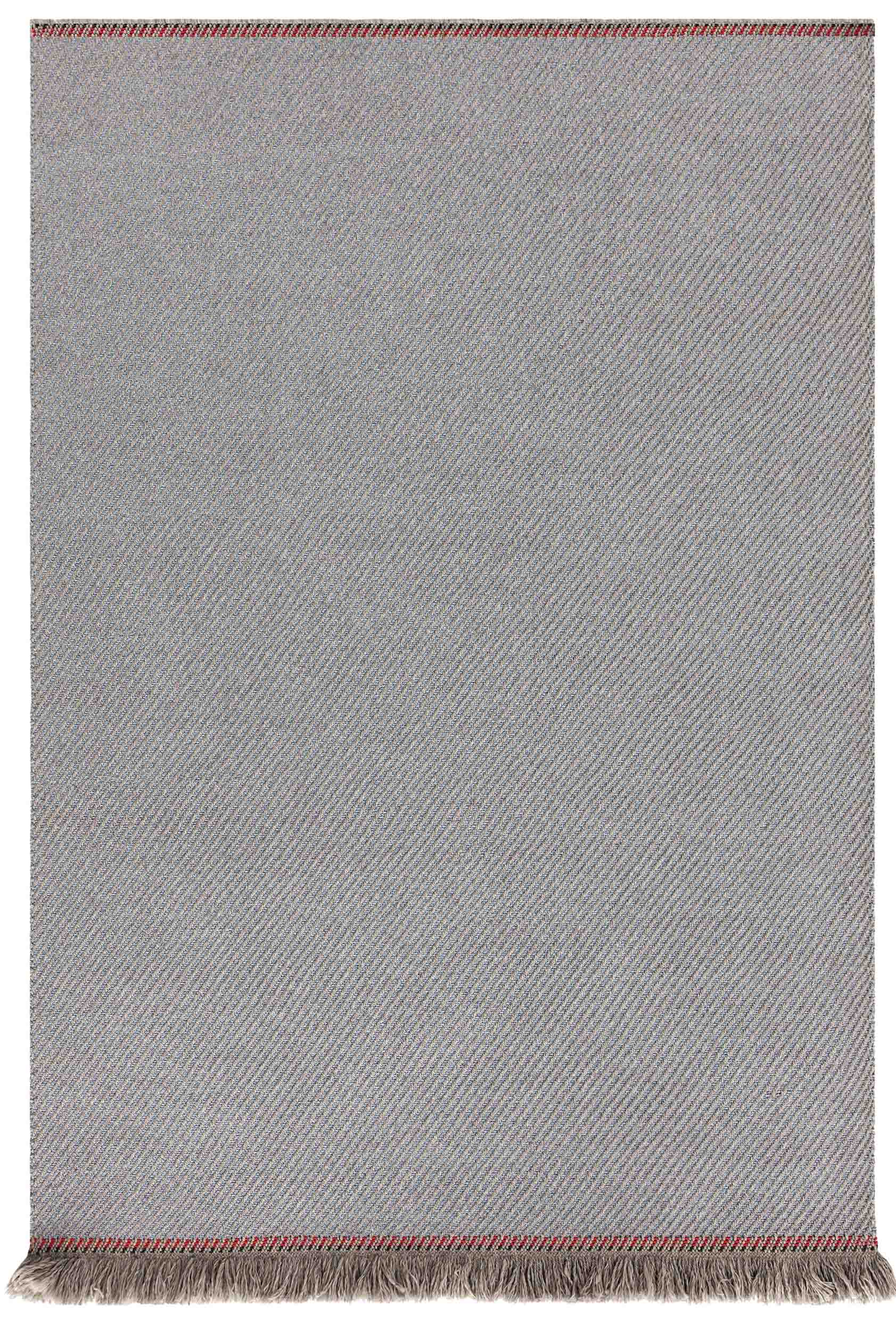 GAN - Garden Layers Diagonal Almond Blue - 200x300 cm Vloerkleed