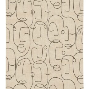 Scion - Epsilon Charcoal 23801 - 250x350 cm Vloerkleed