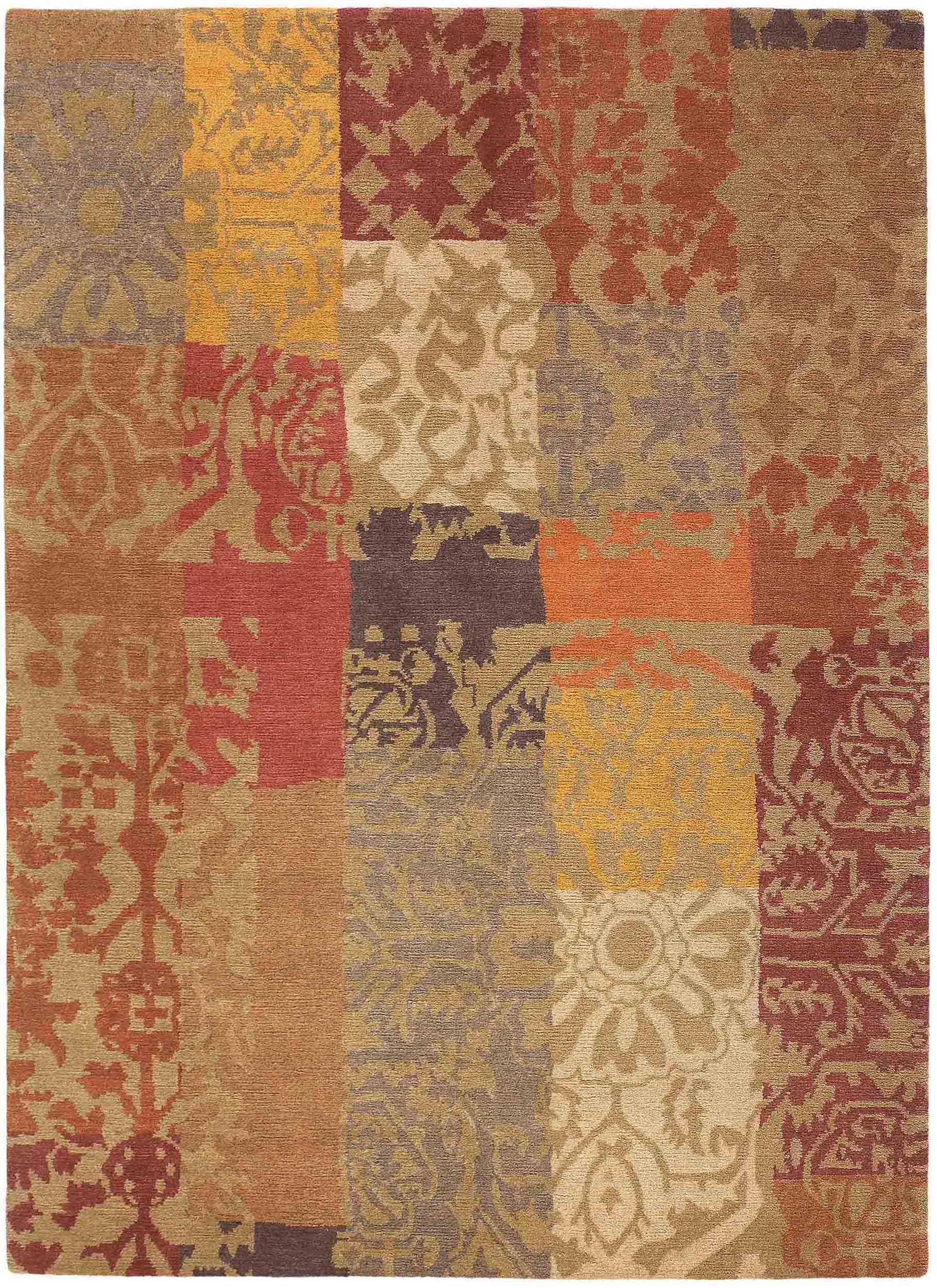 Brink en Campman - Yara Patchwork 194003 - 250x350 cm Vloerkleed