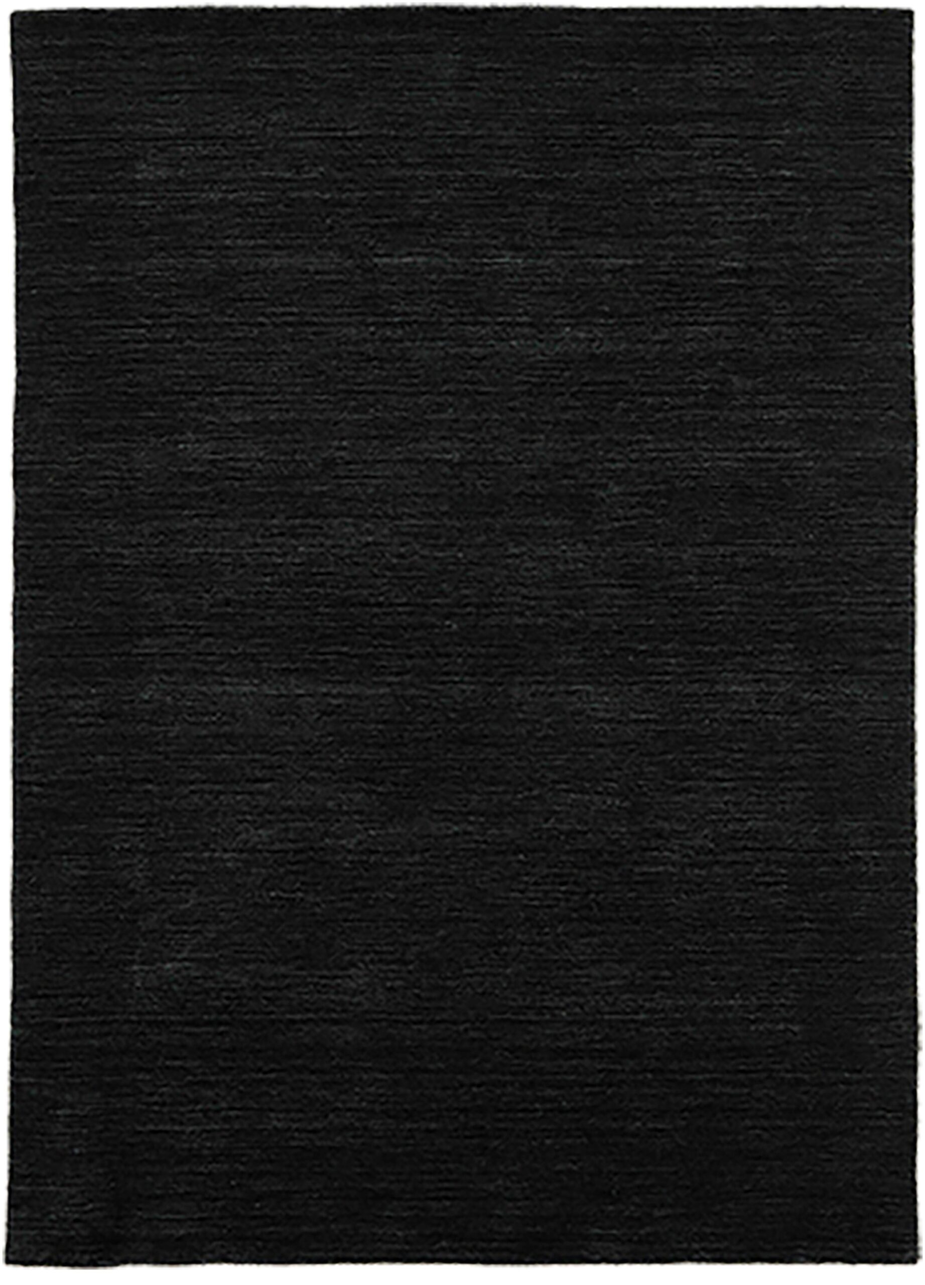 MOMO Rugs - Panorama Uni Black - 90x160 cm Vloerkleed