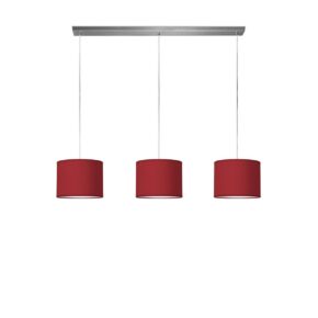 hanglamp beam 3 bling Ø 25 cm - rood