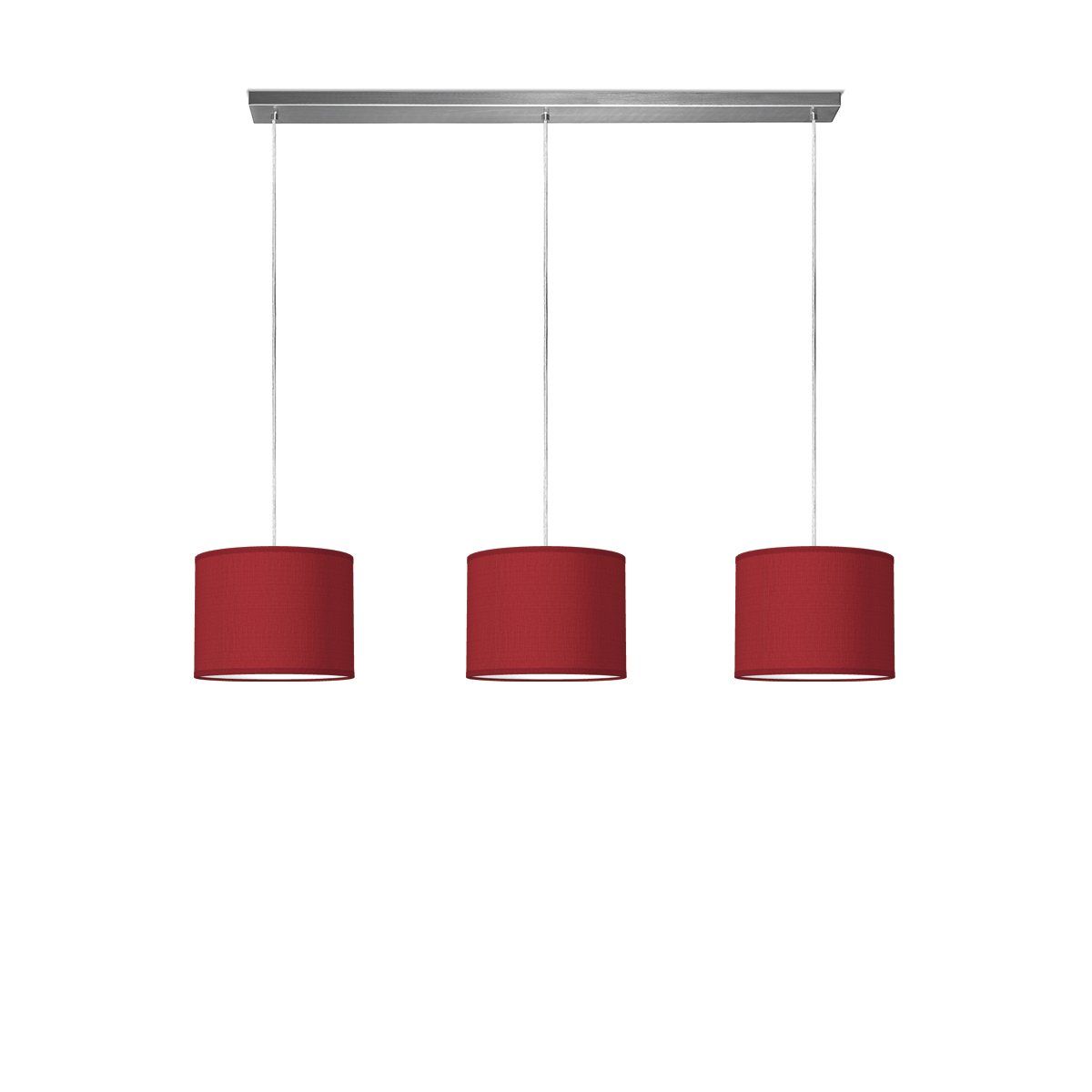hanglamp beam 3 bling Ø 25 cm - rood