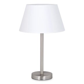 Home sweet home tafellamp Stick & lampenkap Largo - wit