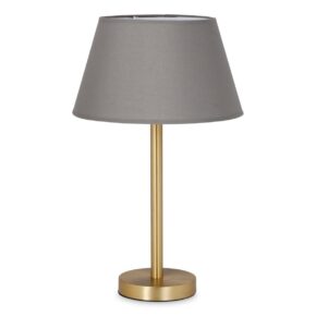 Home sweet home tafellamp Stick messing & lampenkap Largo - antraciet