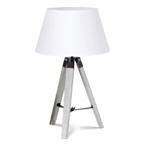 Home sweet home tafellamp Dia wit & lampenkap Largo - wit