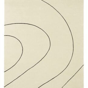 Rebellenclub - Abstract en verfijnd Stream - 200x300 cm Vloerkleed