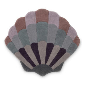 Brink en Campman - Decor Kids Shell Lilac 141308 - 90x80 cm Vloerkleed