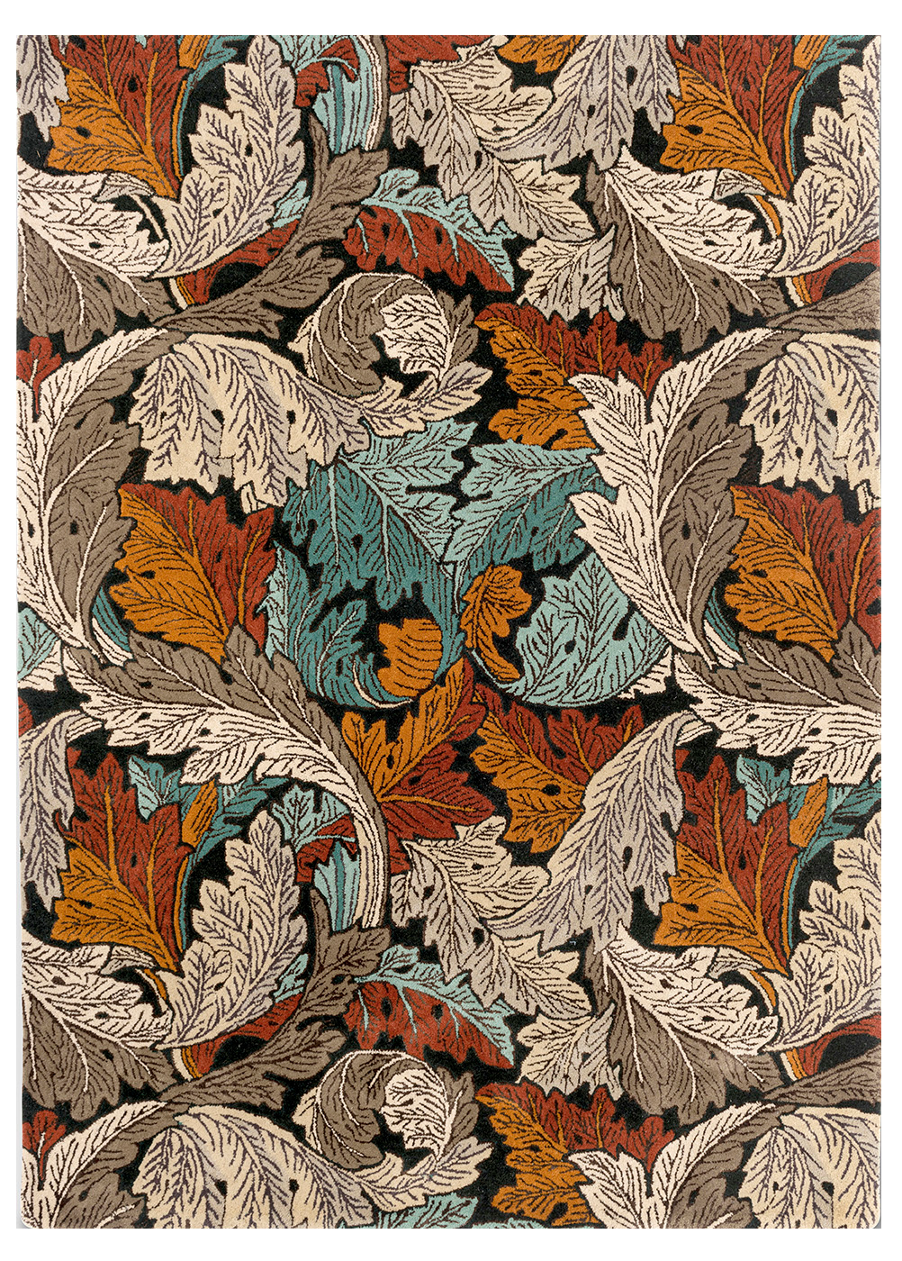Morris & Co - Acanthus Forest 126900 - 250x350 cm Vloerkleed