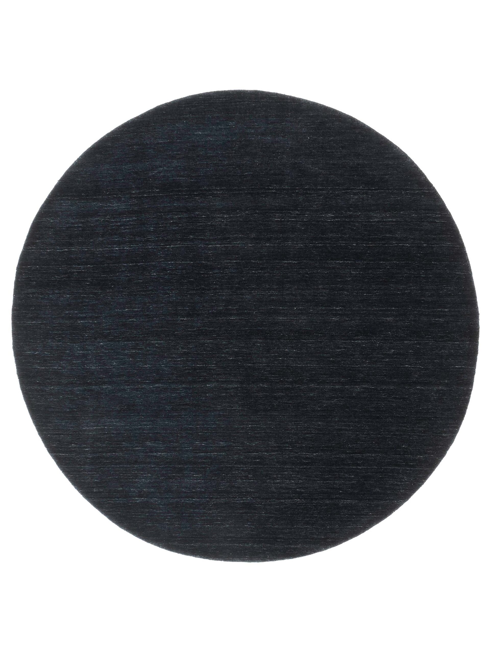 MOMO Rugs - Vloerkleed Panorama Uni Rond Black - 250 rond