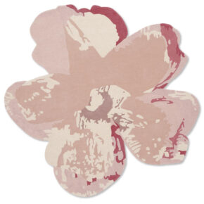 Ted Baker - Shaped Magnolia Light Pink 162302 - 150x150 cm Vloerkleed