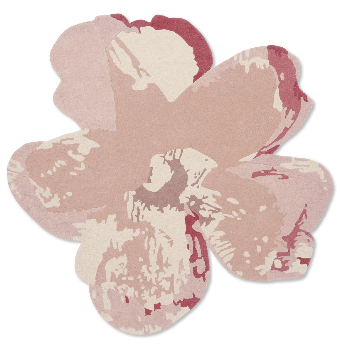 Ted Baker - Shaped Magnolia Light Pink 162302 - 150x150 cm Vloerkleed