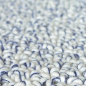 Brink en Campman - Trace Midnight Blue Loop Pile 121008 - 250x350 cm Vloerkleed