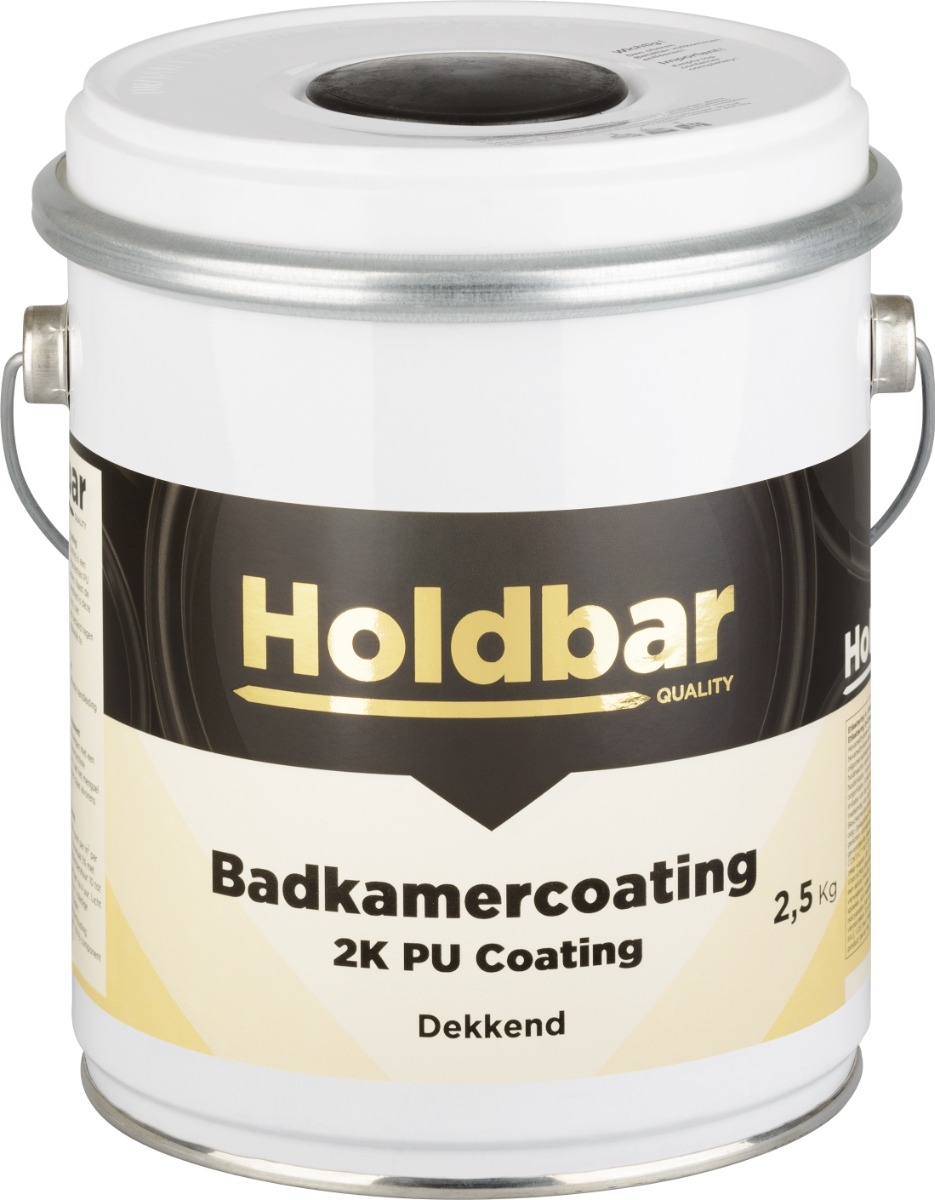 Holdbar Badkamercoating Antraciet (RAL 7016) 2,5 kg