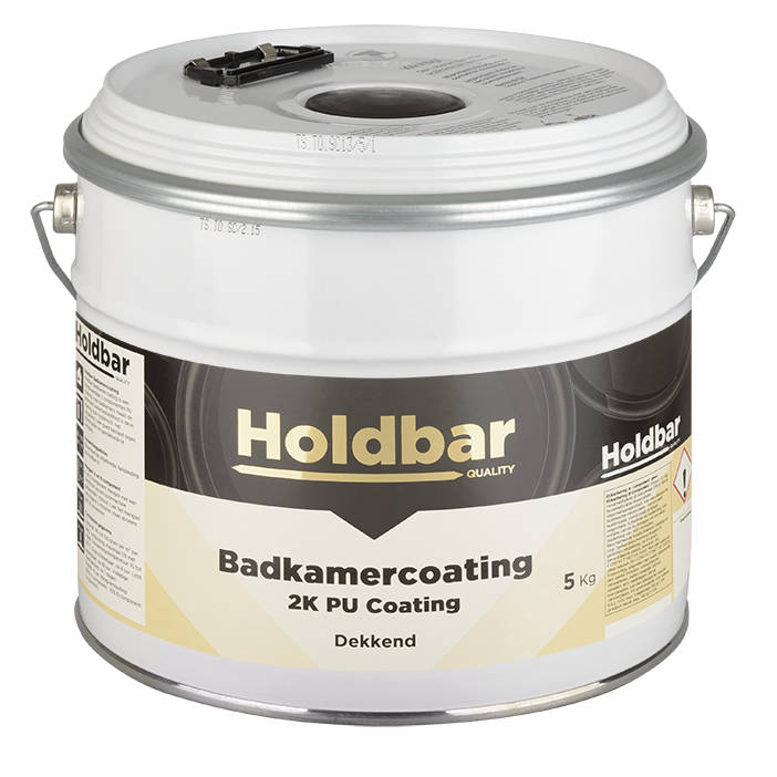 Holdbar Badkamercoating Verkeerswit (RAL 9016) 5 kg