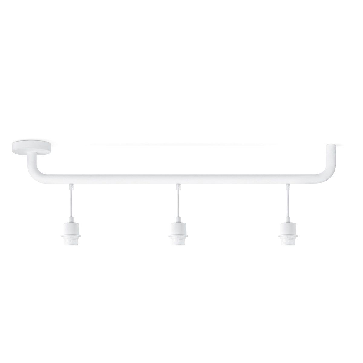 Home sweet home pipe hanglamp pendel 3L wit