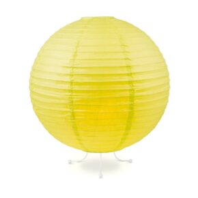 Home sweet home tafellamp Lampion Ø 40 cm - geel/groen