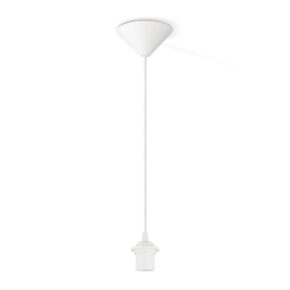 Home sweet home lampion verlichtingspendel wit
