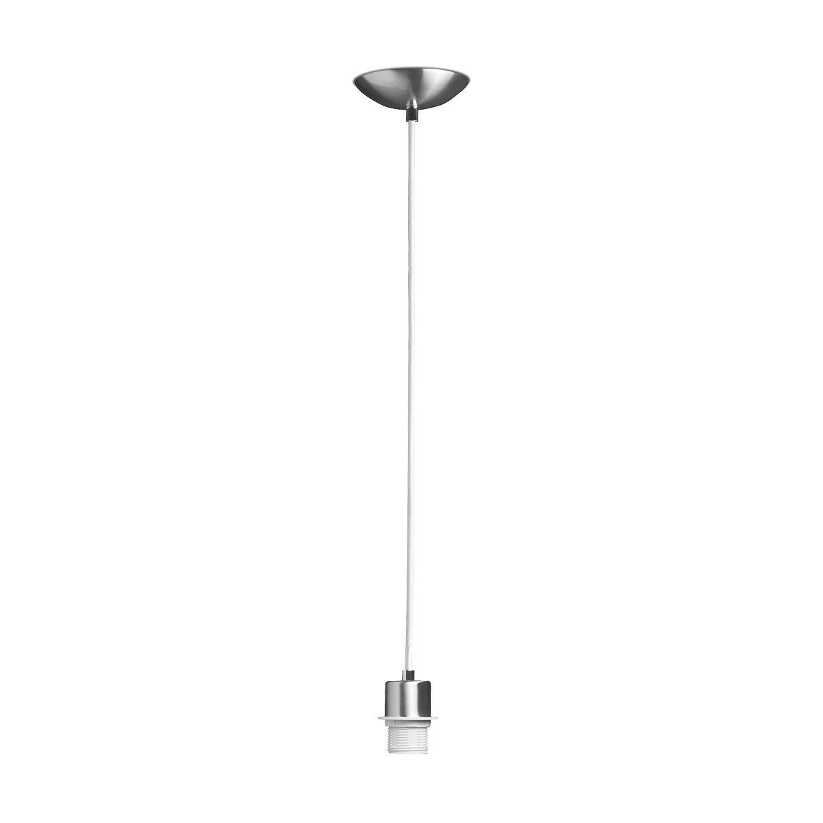 Home sweet home fabric verlichtingspendel wit
