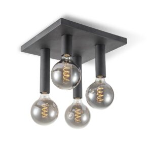 Home sweet home drip plafondlamp 4L zwart