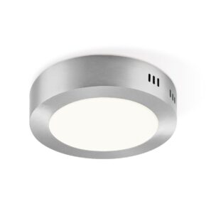Home sweet home ska LED plafondlamp Ø 17 cm mat staal