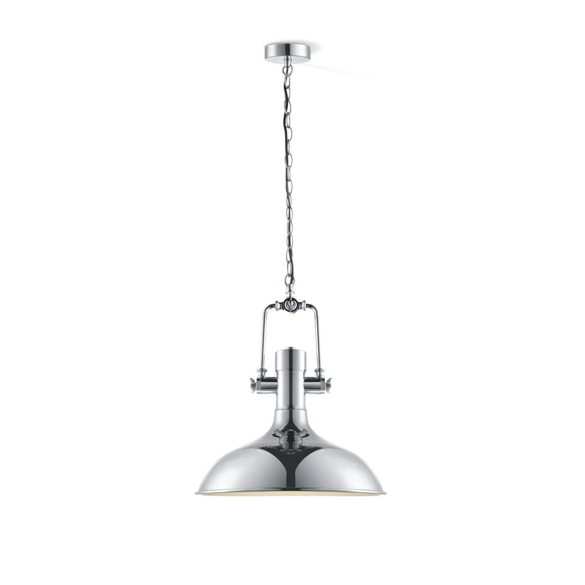 Home sweet home dome hanglamp chroom