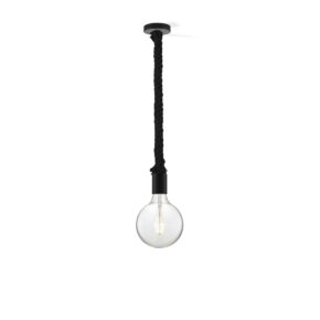 Home sweet home hanglamp Leonardo zwart Globe g125 - helder