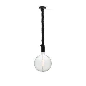 Home sweet home hanglamp Leonardo zwart Globe g180 - helder