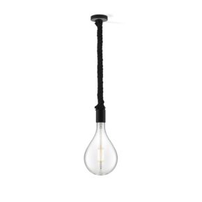 Home sweet home hanglamp Leonardo zwart Pear - helder