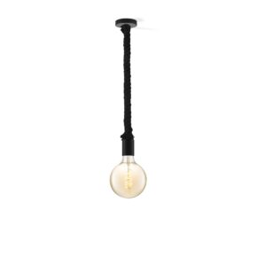 Home sweet home hanglamp Leonardo zwart Spiral g125 - amber