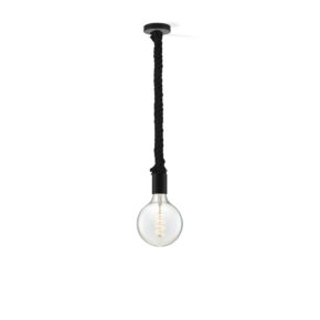 Home sweet home hanglamp Leonardo zwart Spiral g125 - helder