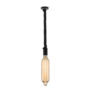 Home sweet home hanglamp Leonardo zwart Tube - amber
