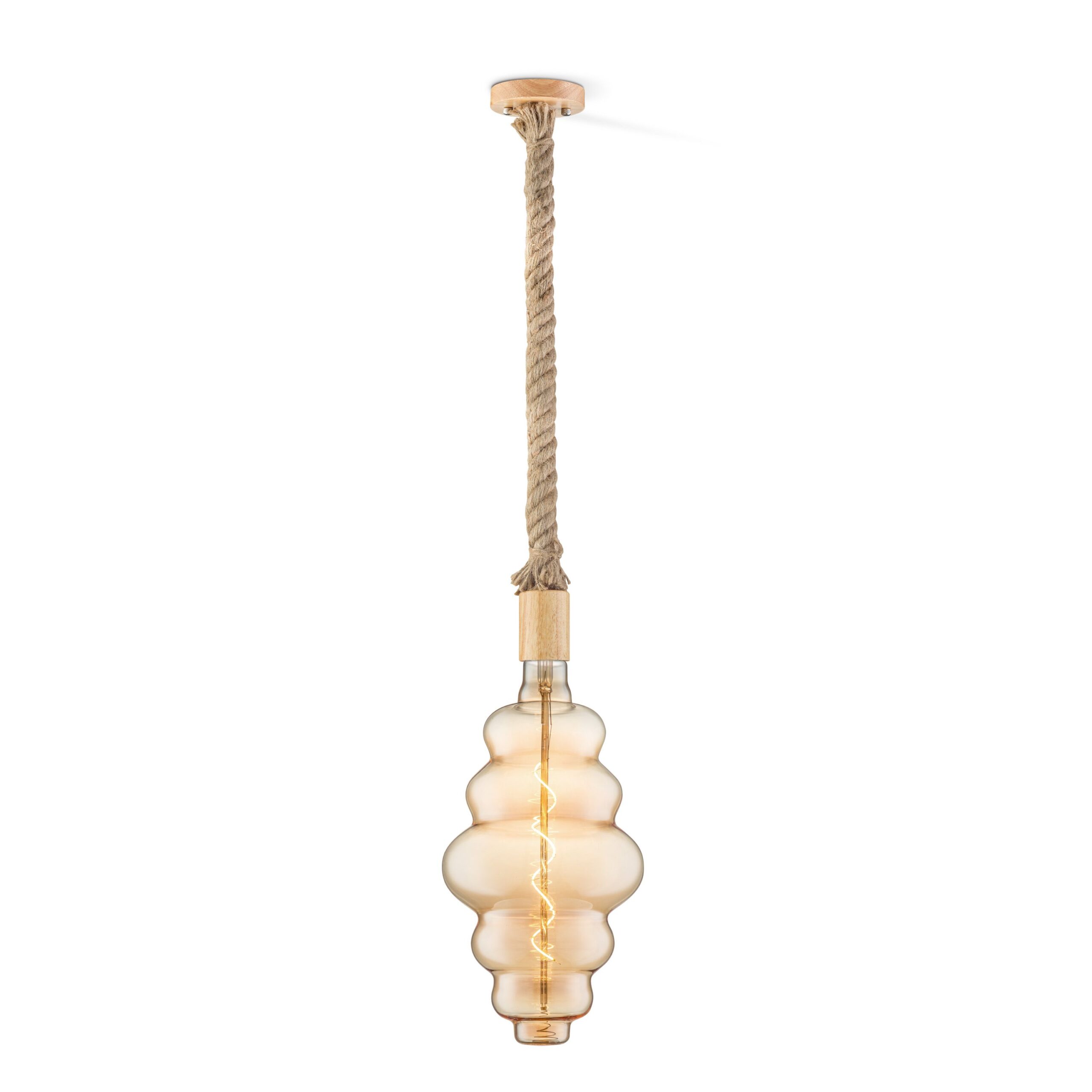 Home sweet home hanglamp Leonardo Cloud - amber