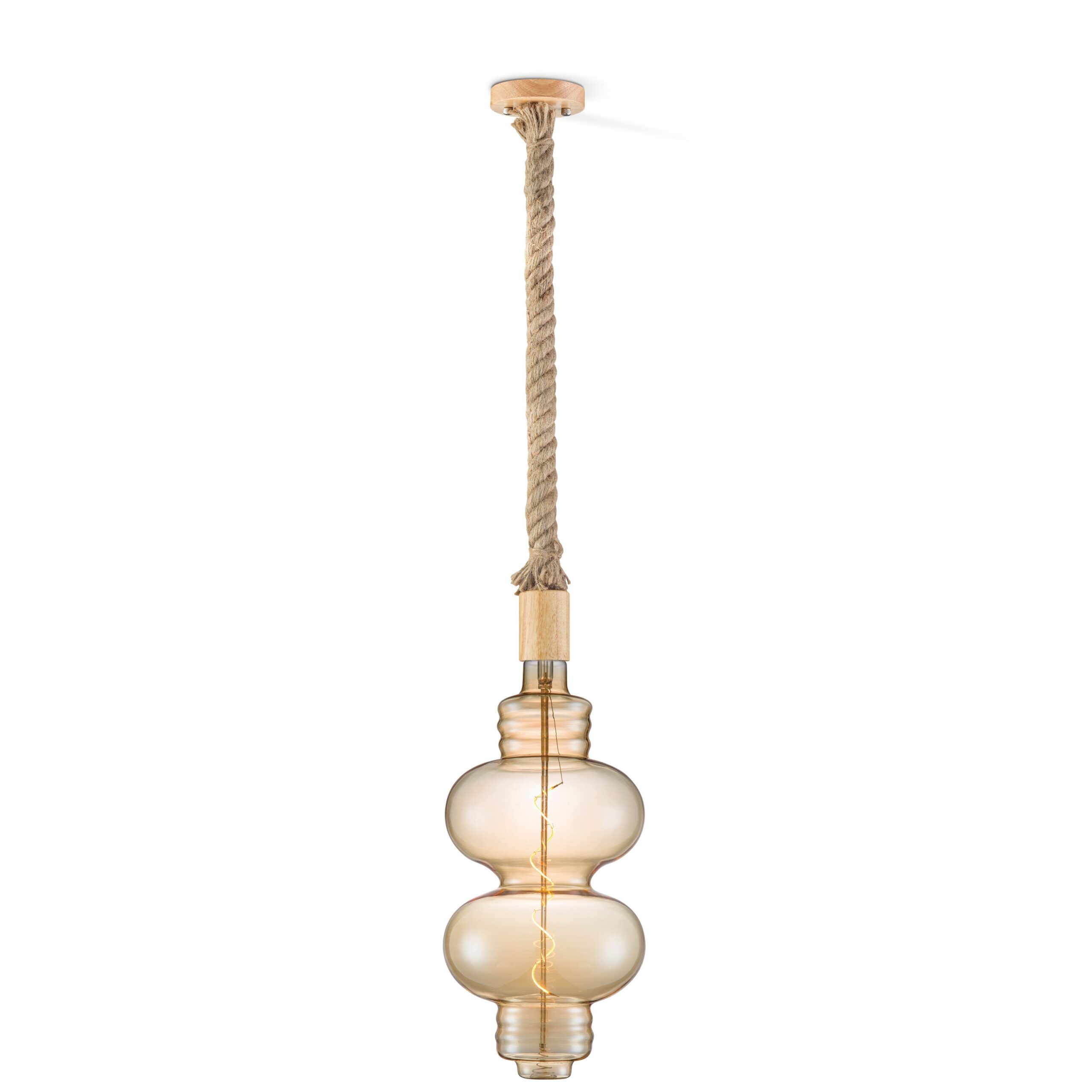 Home sweet home hanglamp Leonardo Diabolo - amber