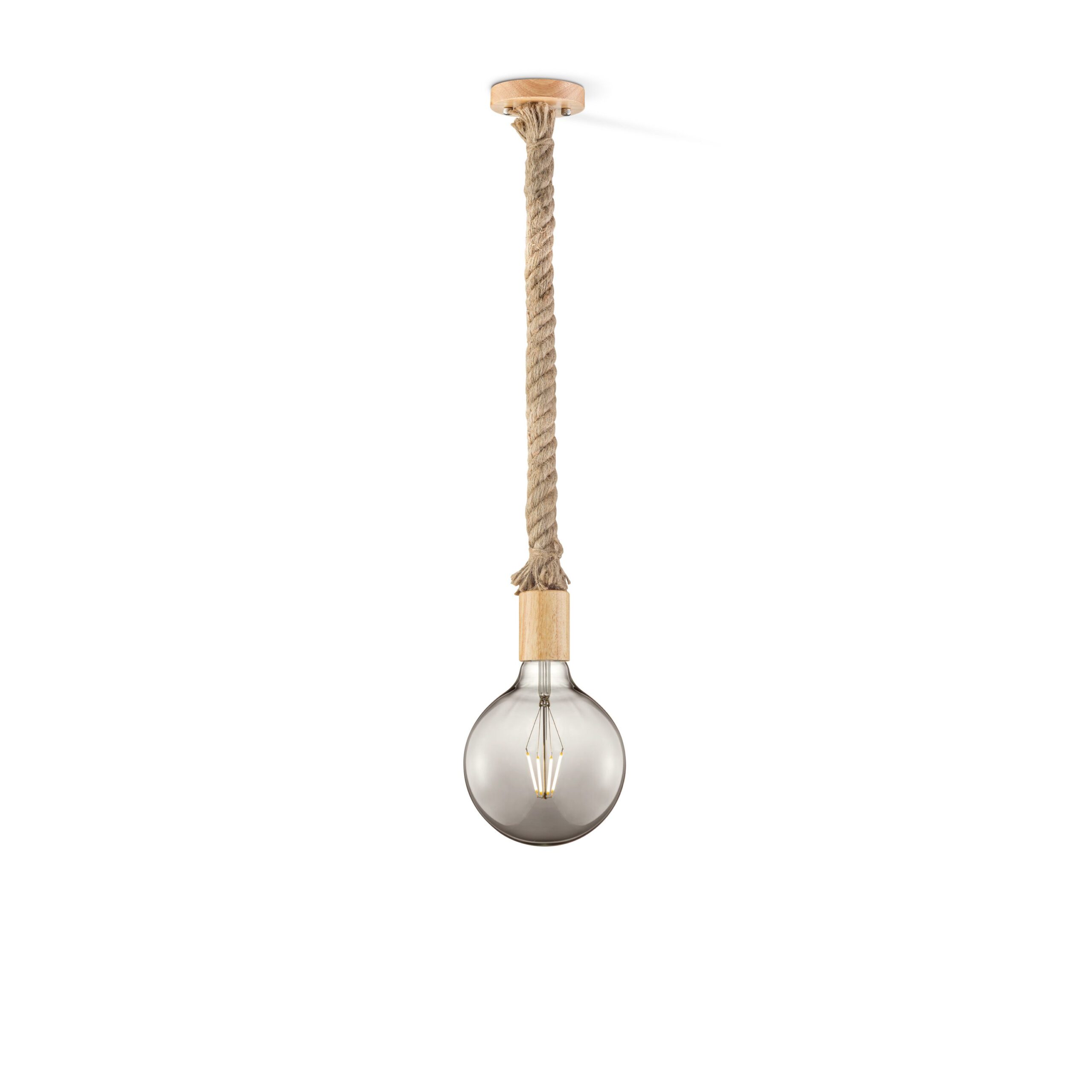 Home sweet home hanglamp Leonardo Globe g125 - smoke